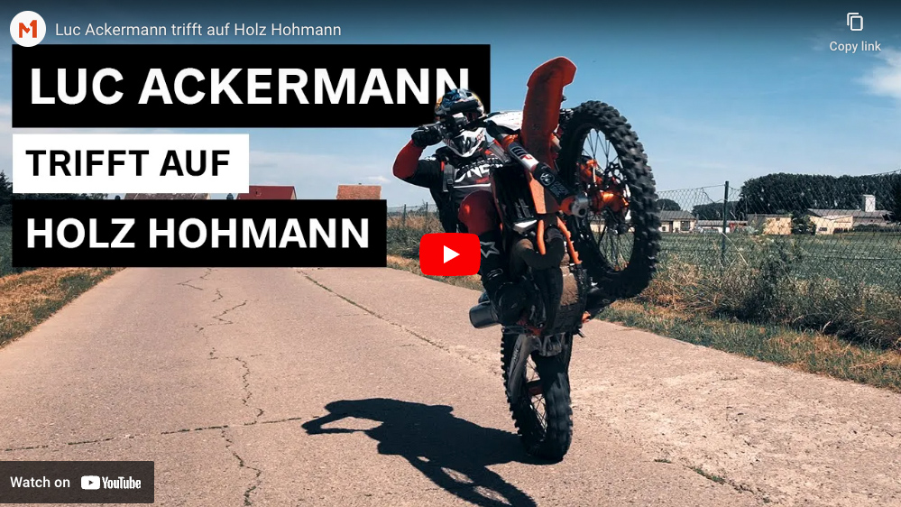 Luc Ackermann trifft auf Holz Hohmann